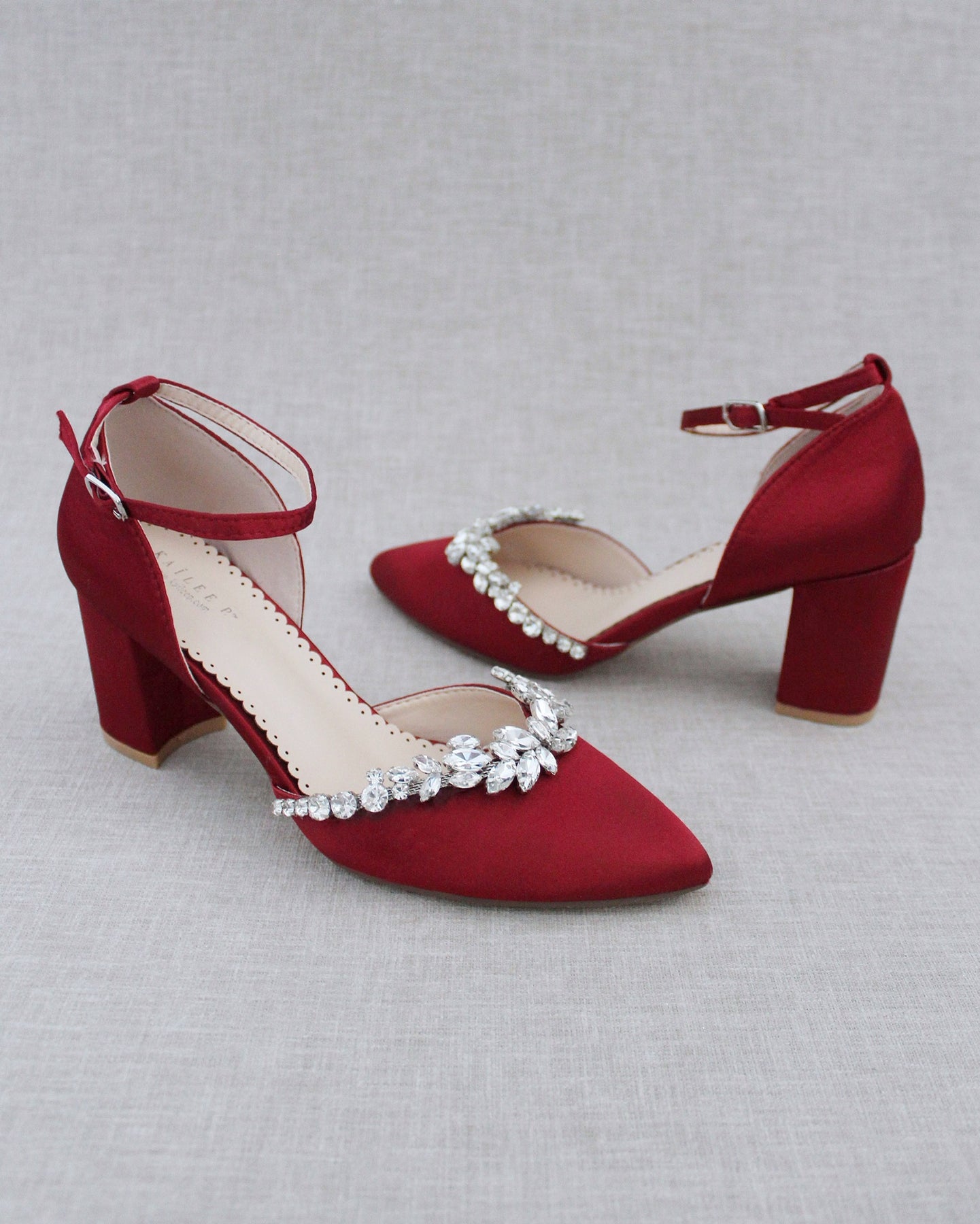 Gomelly High Heels for Women Pointed Toe Dress Shoes Stiletto Heels Party Pumps  Dark Red 7.5 - Walmart.com