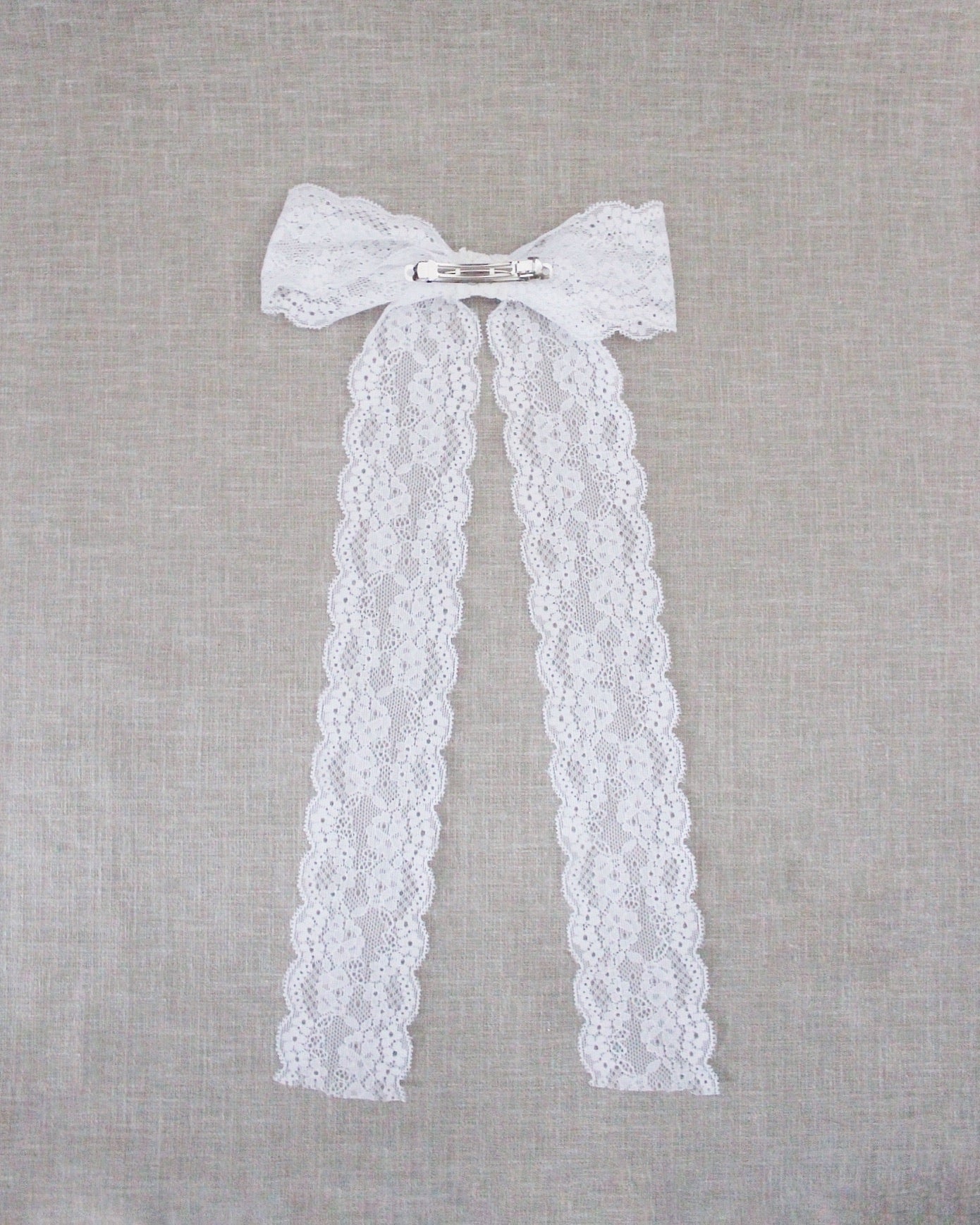 Long Tail Vintage Lace Bow Hair Clip - Flower Girls Accessories, Girls Hair  Accessories