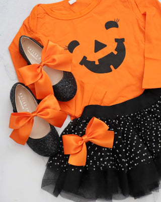 pumpkin halloween shoes