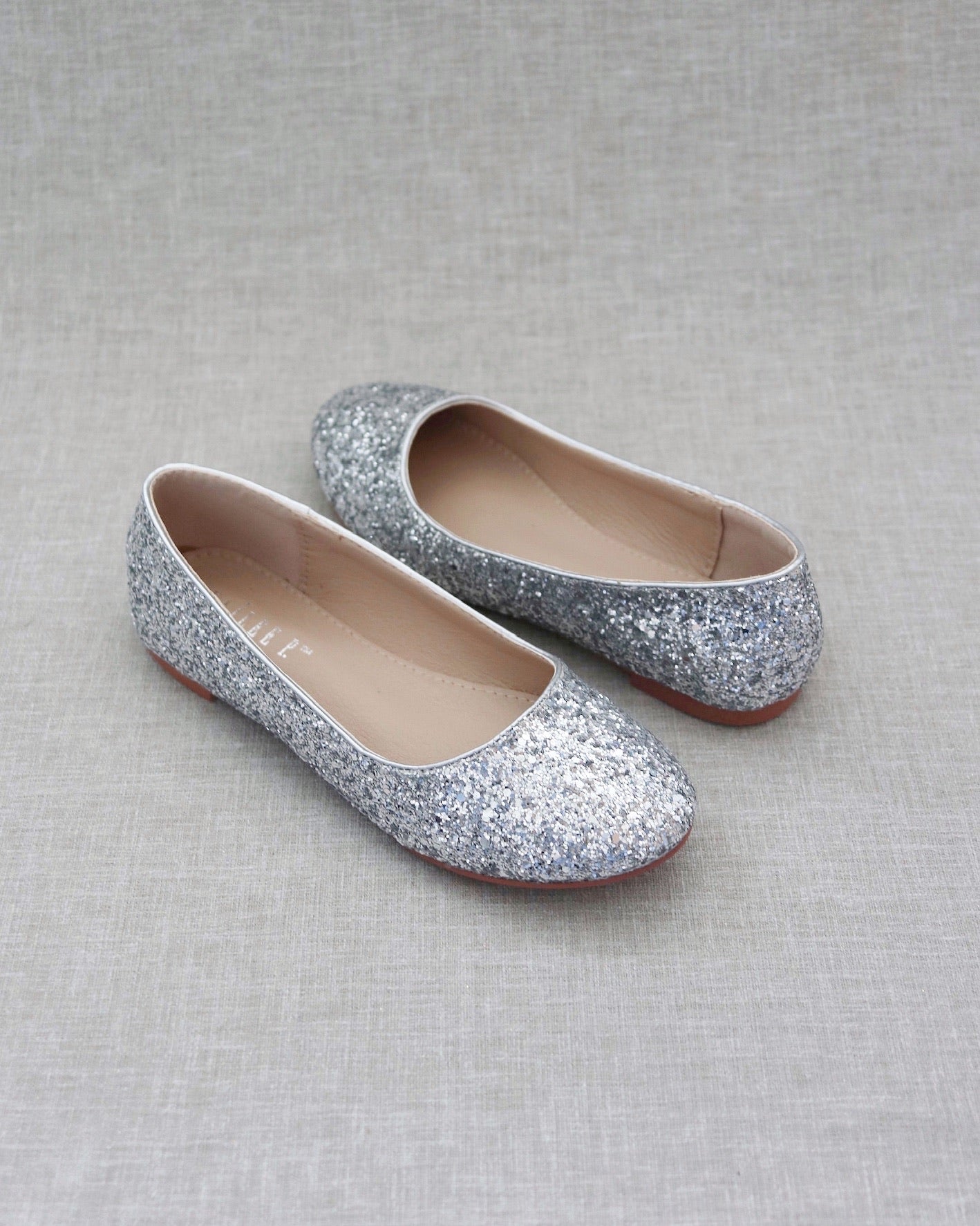 Silver formal flats deals