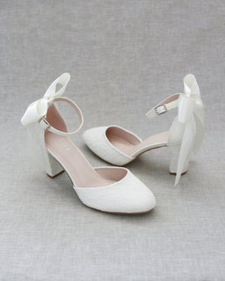 ivory lace wedding shoes
