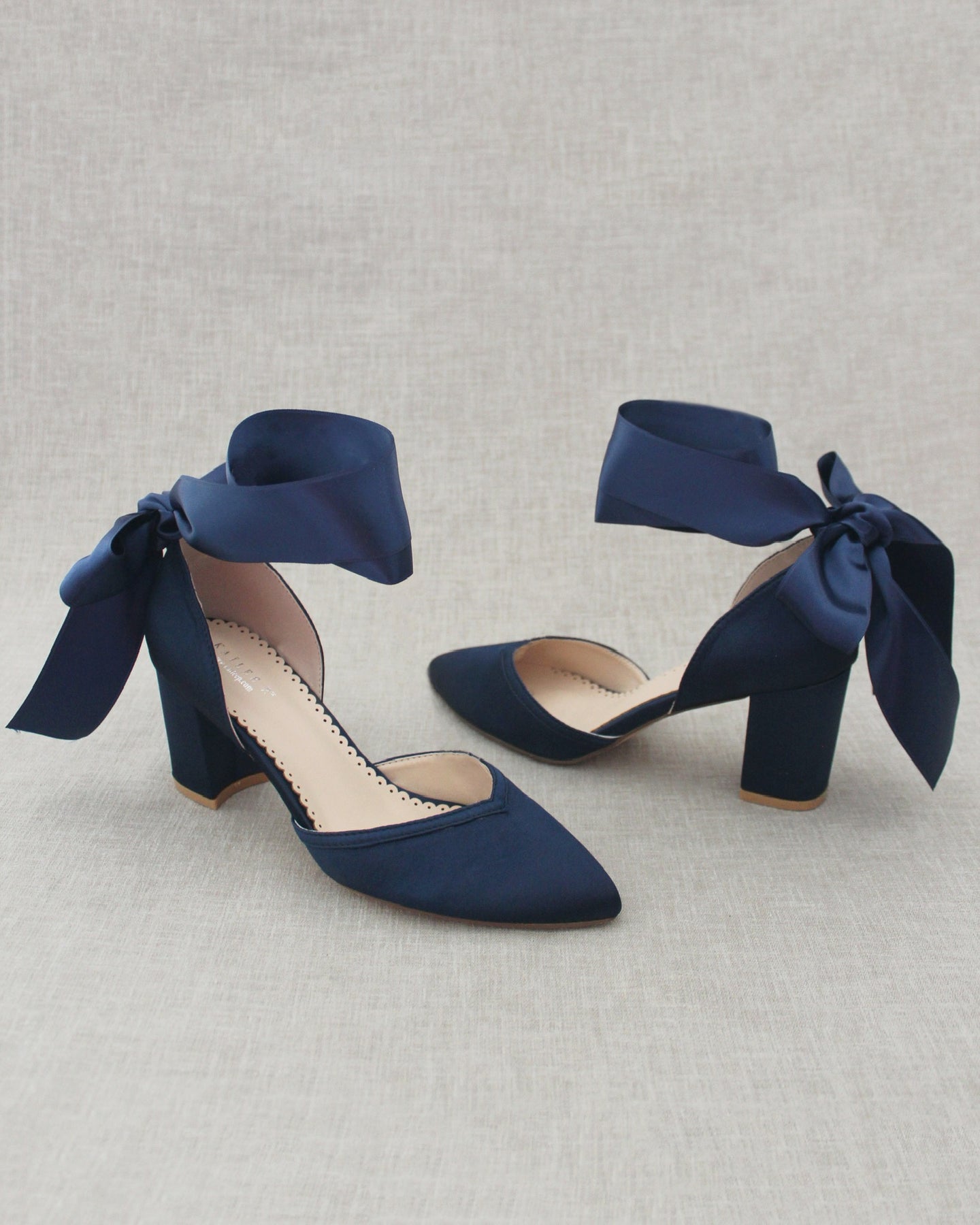 Navy ankle strap shoes Clearance