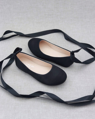 Black ballet flats