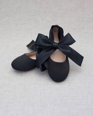 Black ballet flats