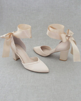 champagne women heels