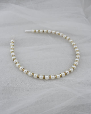Luna Pearls Wedding HeadbandHeadbands