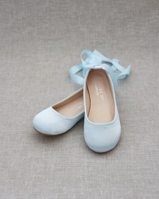 Light Blue kids flats