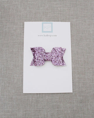 Purple Rock Glitter Hair Clip or Shoe Clip