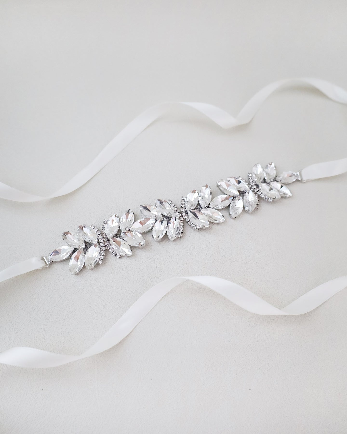 Crystal Belt, Bridal Rhinestone Belt, Wedding Belt 1.25 Wide