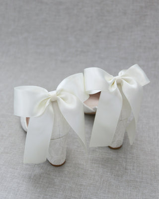 ivory lace wedding shoes