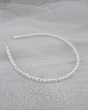 Luna Pearls Wedding Headband