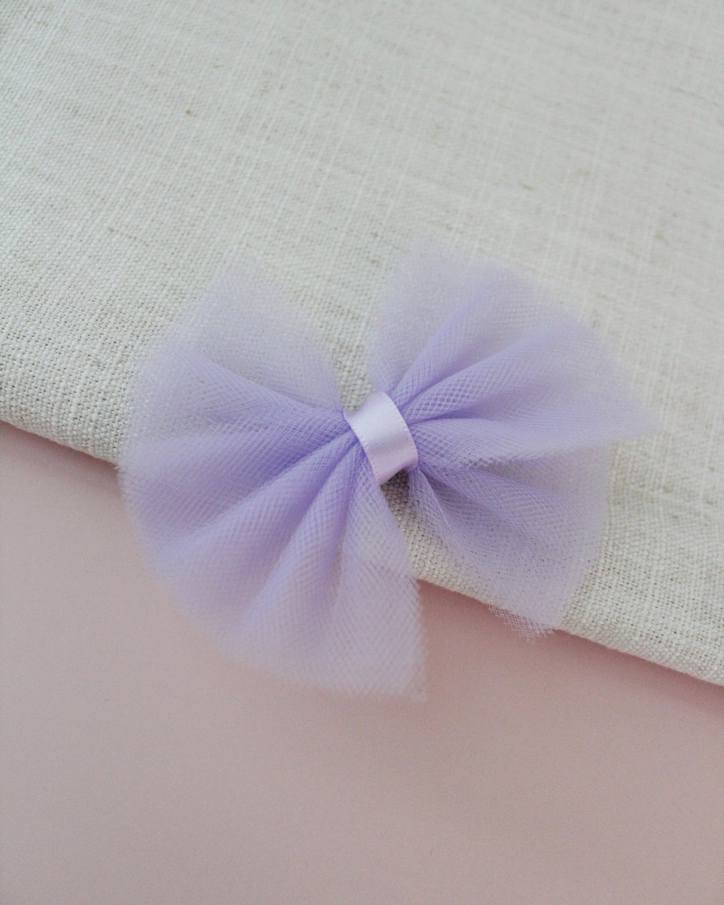 KP Accessories Butterfly Tulle Bow Hair Clips or Shoe Clips - Flower Girls Accessories, Girls Hair Accessories, Shoe Clips Pink / Small (4) / 1 Hair Clip