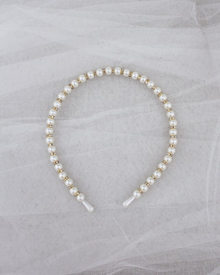 Luna Pearls Wedding HeadbandHeadbands