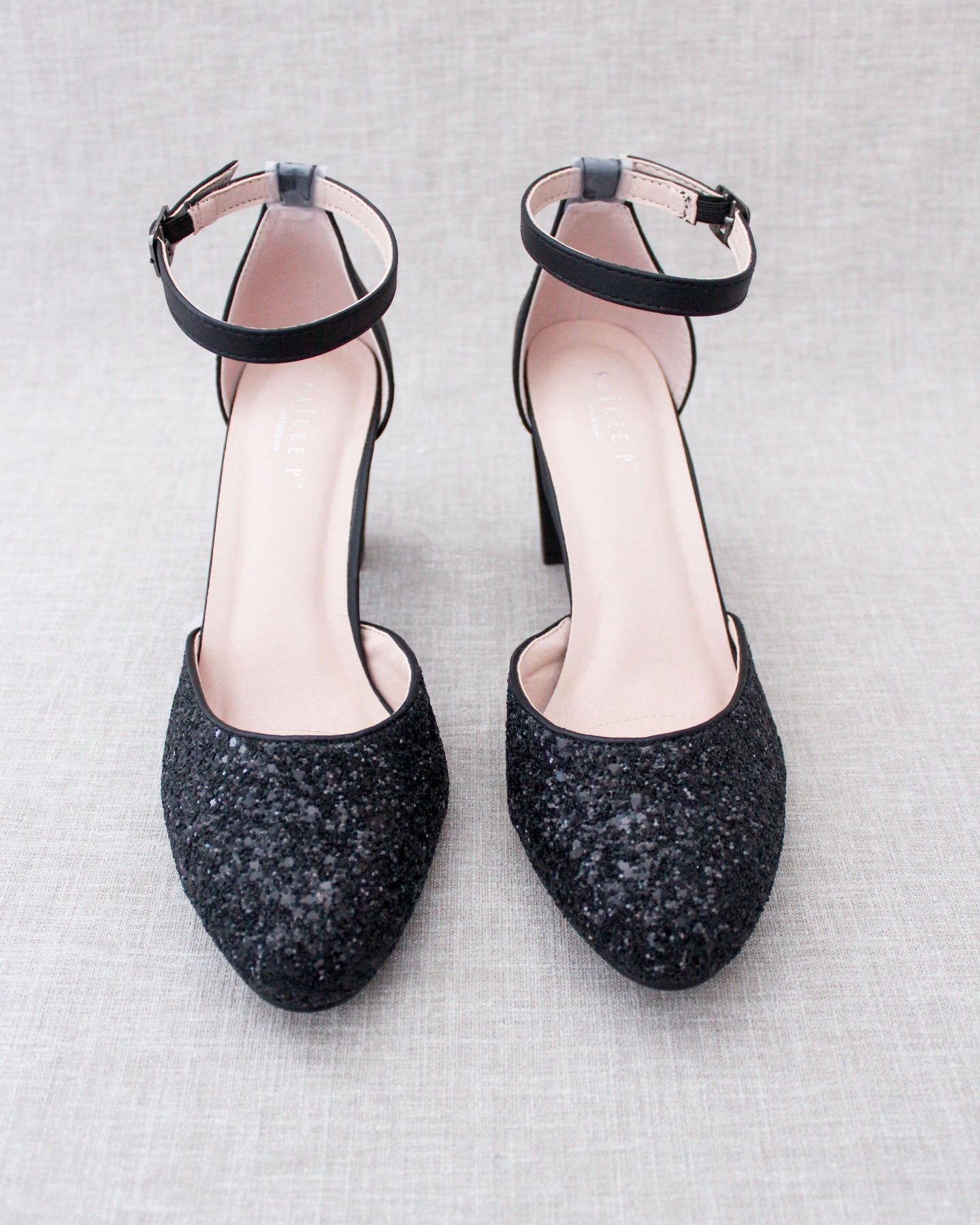 sparkly black high heels | Heels, Glitter high heels, Black shoes heels