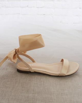 champagne wedding flats