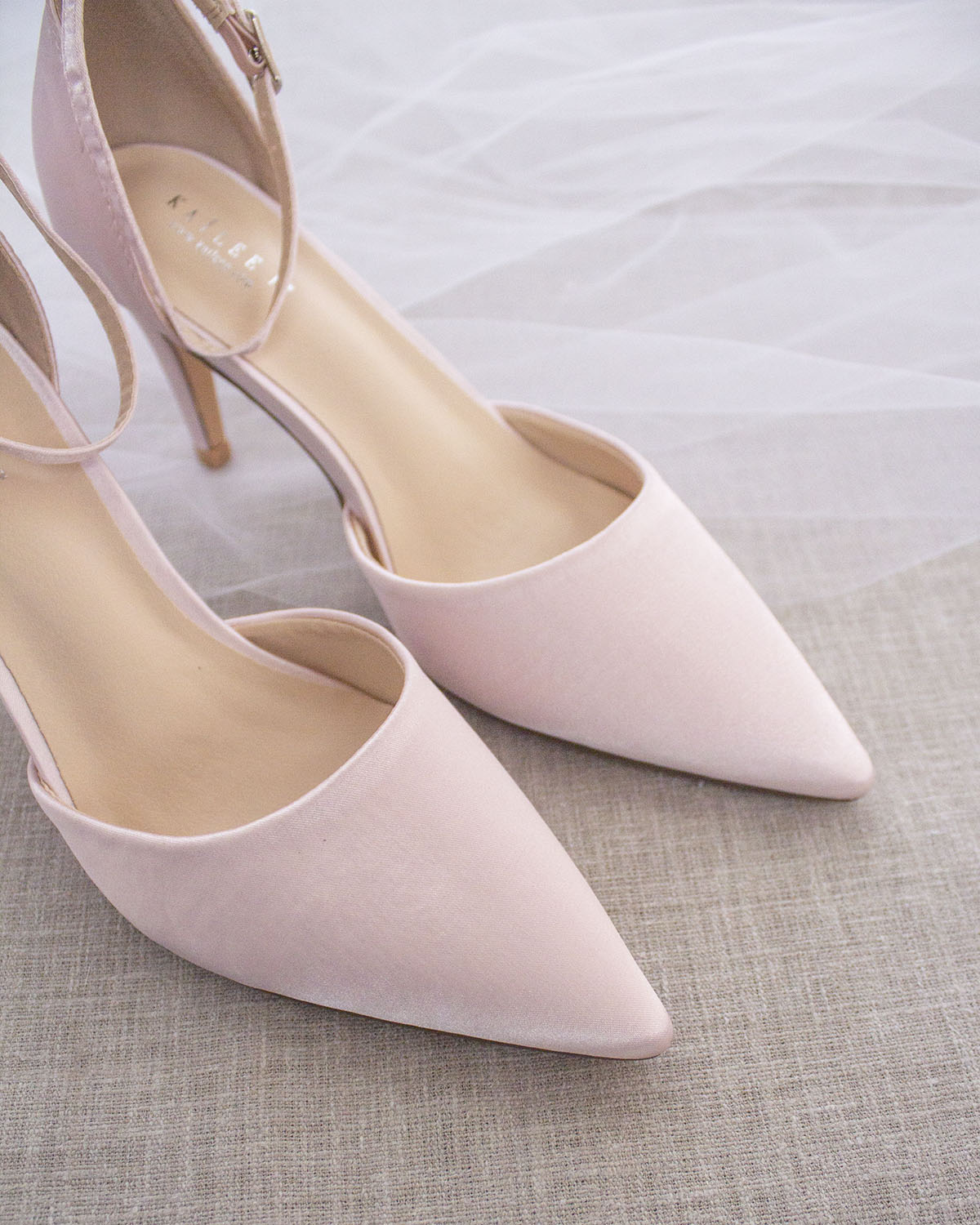 Simple Satin Evening Heels, Bridesmaid Heels, Prom Shoes, Bridal Shoes