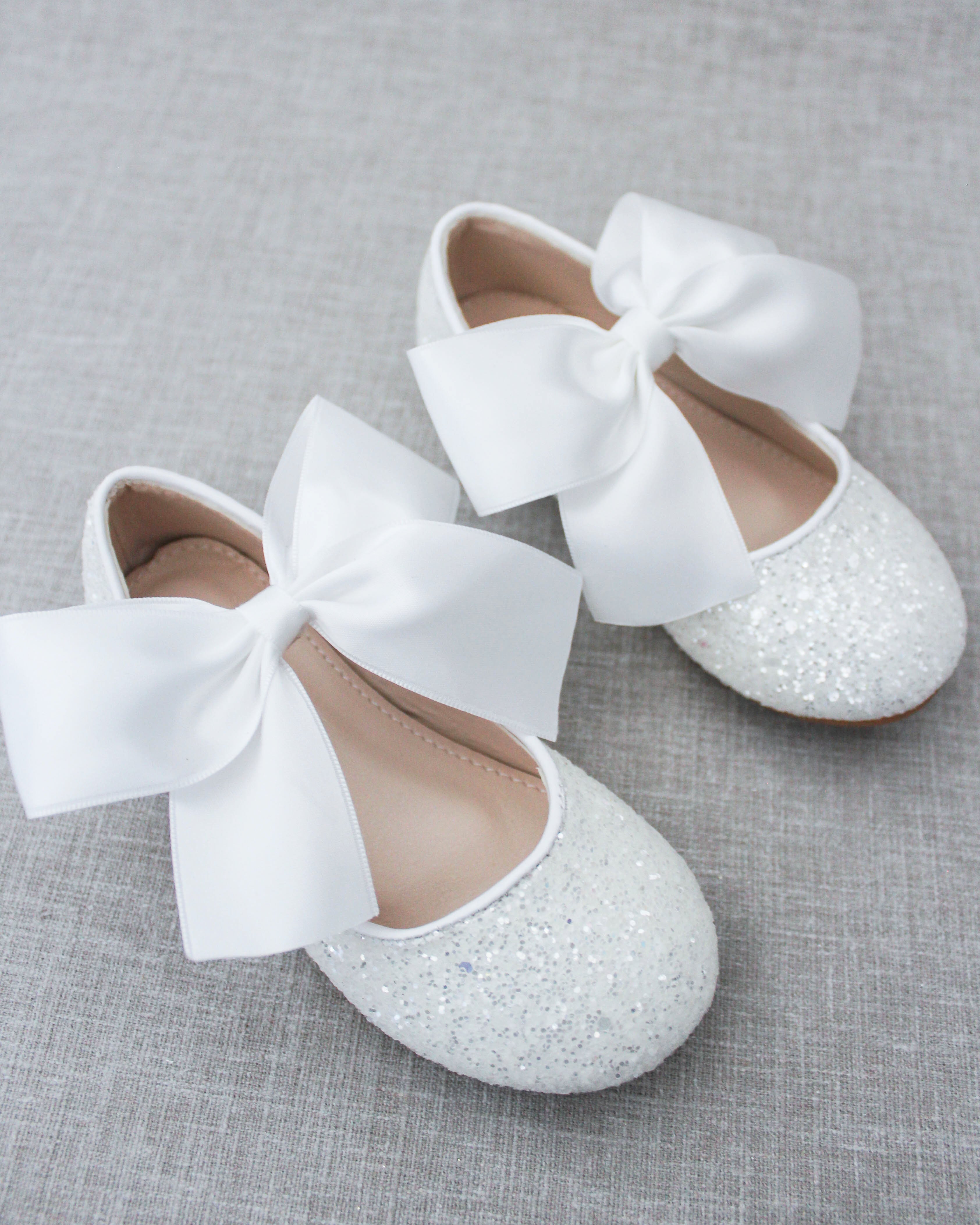 White mary jane flats hotsell