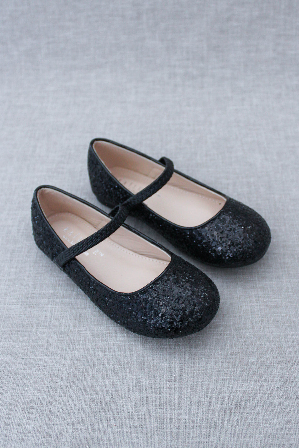 infant girls black shoes