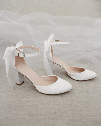 Girls on sale wedding pumps
