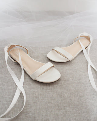 ivory wedding sandals