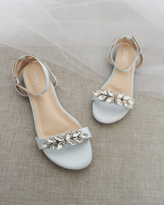 light blue wedding sandals