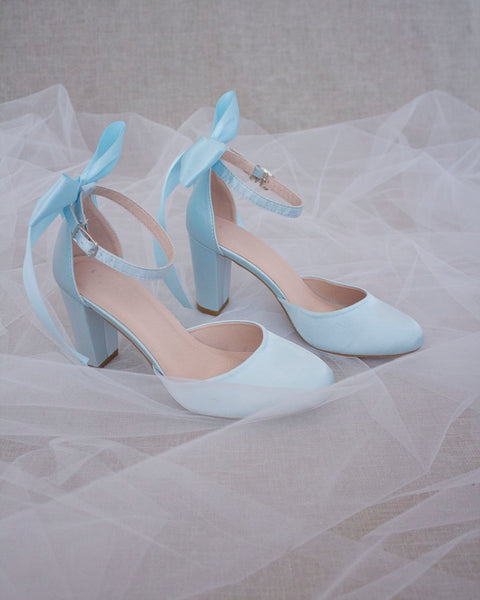 Light blue shoes heels Clearance
