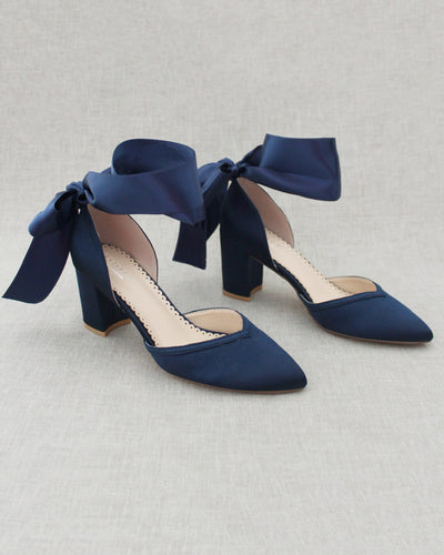 navy wedding shoes