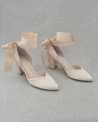 champagne shoes