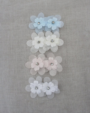 Rhinestone Flower Hair Clip