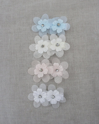 Rhinestone Flower Hair Clip