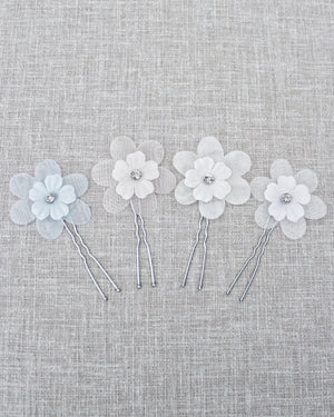 Rhinestone Flower Hair Pin