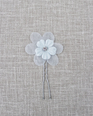 Rhinestone Flower Hair PinHair Clips