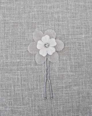 Rhinestone Flower Hair PinHair Clips