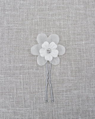 Rhinestone Flower Hair PinHair Clips