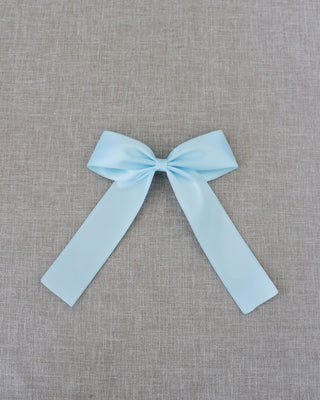 Long Tail Satin Hair BowsHair Clips