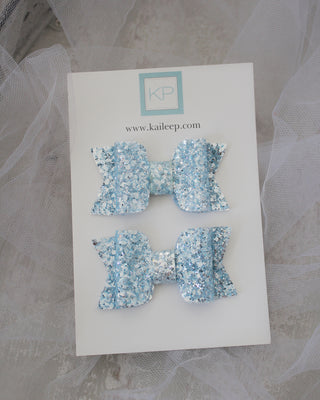 light blue girls hair clip