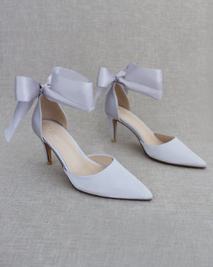 Evening Heels With Ankle Ribbon