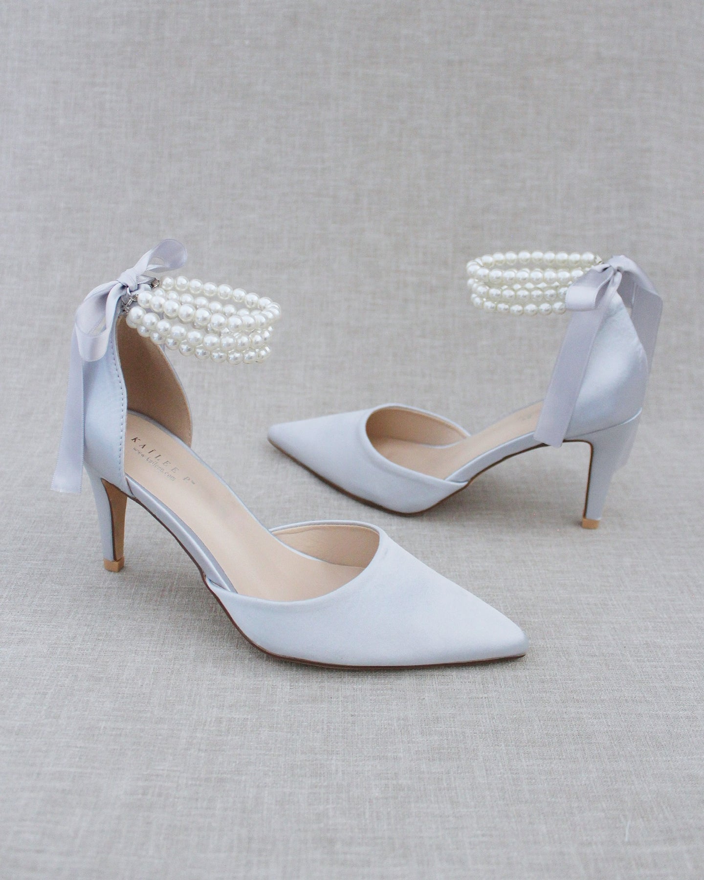 Trinity Pearl Wrap Bridal Shoes, Wedding Shoes, Bridesmaids Heels ...
