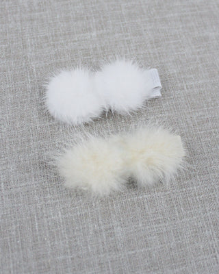 Faux Fur Puff Hair ClipHair Clips