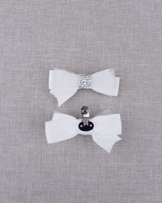 Sparkly Mesh Bow Hair Clips or Shoe ClipsHair Clips