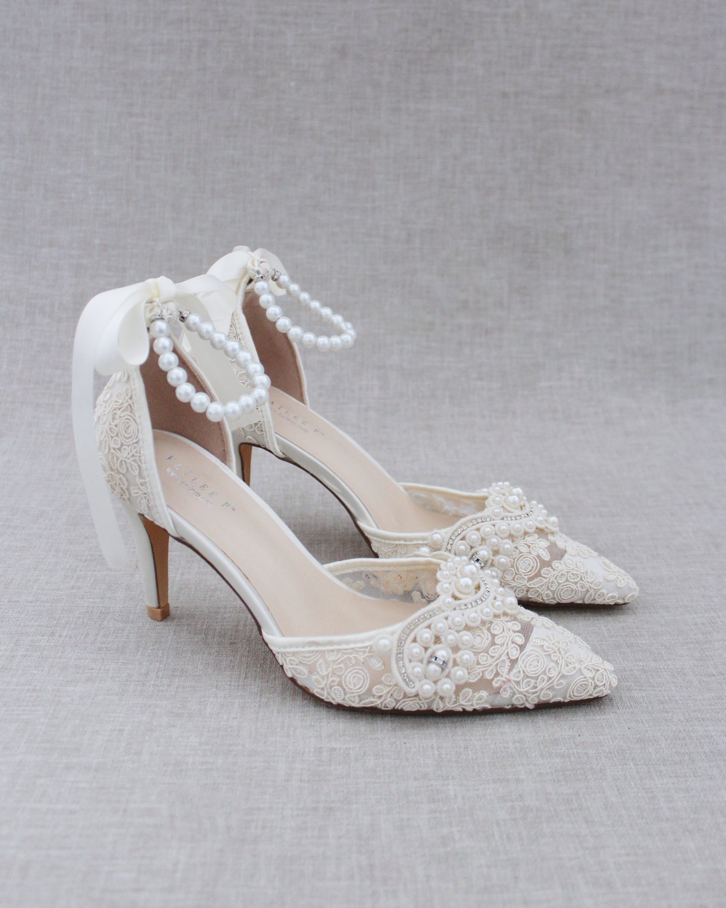 Low Heel Blush Pink Wedding Shoes | Ivory Court Shoes Low Heel –  Beautifully Handmade UK