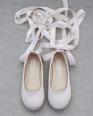Pink ballet flats