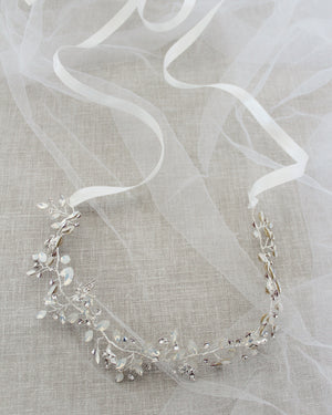 Scattered Crystal and Rhinestones Headpiece