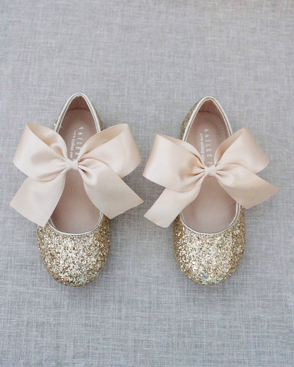 Gold Shoes for Girls, Ballet Flats, Maryjane and Heels, Flower Girls Gold Shoes for Girls, Ballet Flats, Maryjane and Heels, Flower Girls