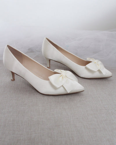 ivory wedding pump