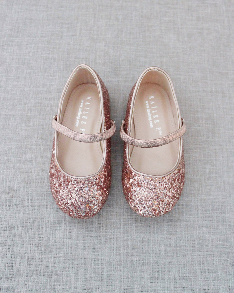 Girls Kids Low Heel Party Wedding Mary Jane Sparkly Sandals Childrens Shoes  Size on OnBuy