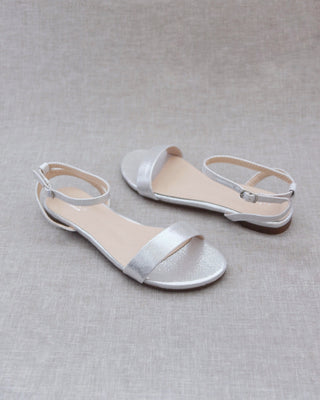 Silver Metallic Women Sandals