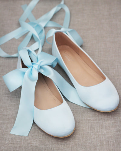 light blue women shoes