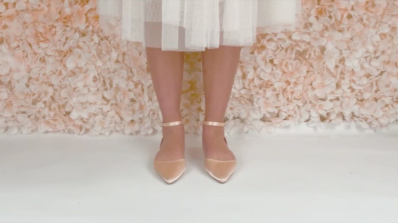 Dusty outlet blue flats