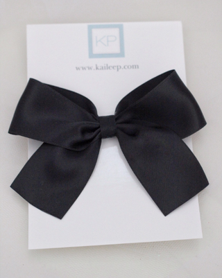 Satin Bow Hair Clips for Girls